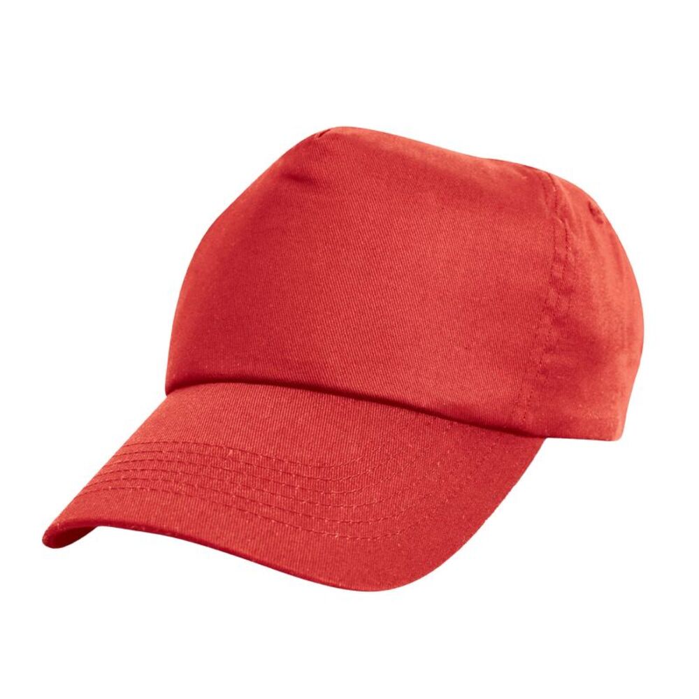 Result Headwear Cotton Baseball Cap / Red